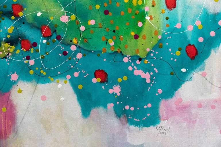 Original Abstract Painting by Chantal Proulx