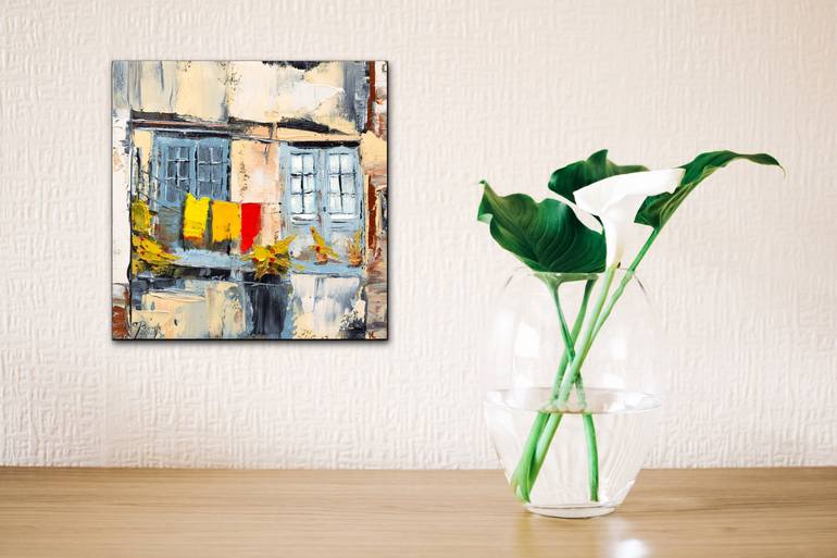 Original Impressionism Architecture Painting by Chantal Proulx