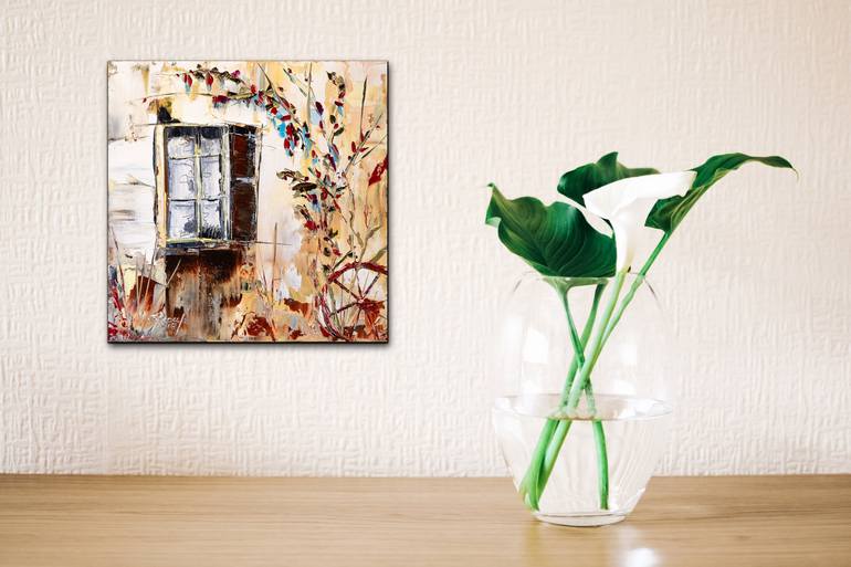 Original Impressionism Architecture Painting by Chantal Proulx