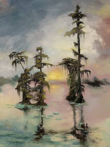 Original Impressionism Landscape Paintings by Chantal Proulx