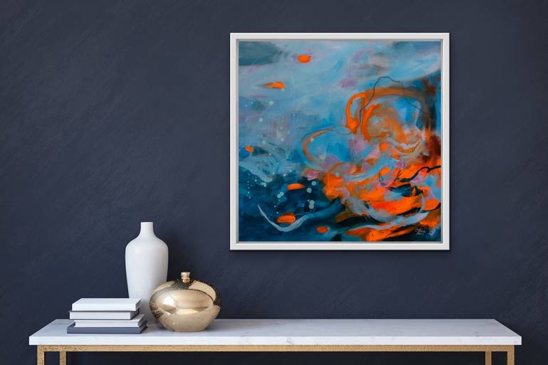 Original Abstract Expressionism Abstract Painting by Chantal Proulx