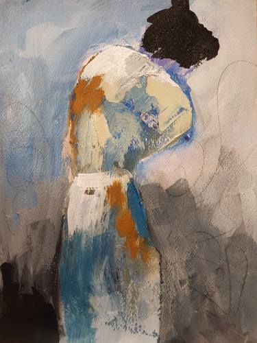 Original Abstract Women Paintings by Chantal Proulx