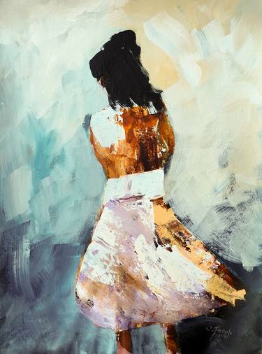 Print of Women Paintings by Chantal Proulx