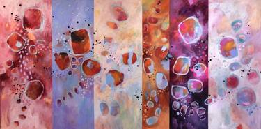 Print of Abstract Expressionism Abstract Paintings by Chantal Proulx