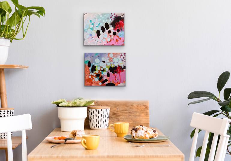 Original Abstract Expressionism Abstract Painting by Chantal Proulx