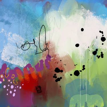 Original Abstract Digital by Chantal Proulx