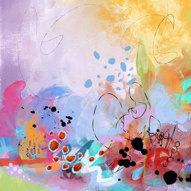 Original Abstract Digital by Chantal Proulx