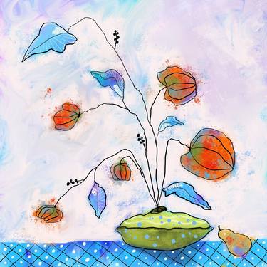 Print of Figurative Floral Digital by Chantal Proulx