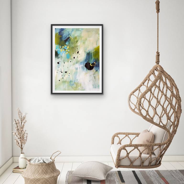 Original Abstract Expressionism Abstract Painting by Chantal Proulx