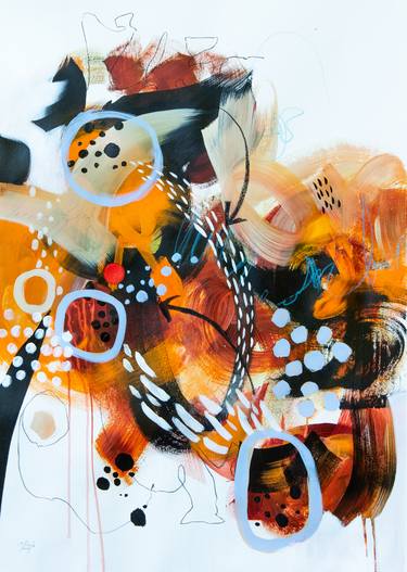 Original Abstract Paintings by Chantal Proulx