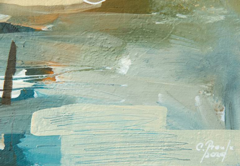 Original Abstract Landscape Painting by Chantal Proulx