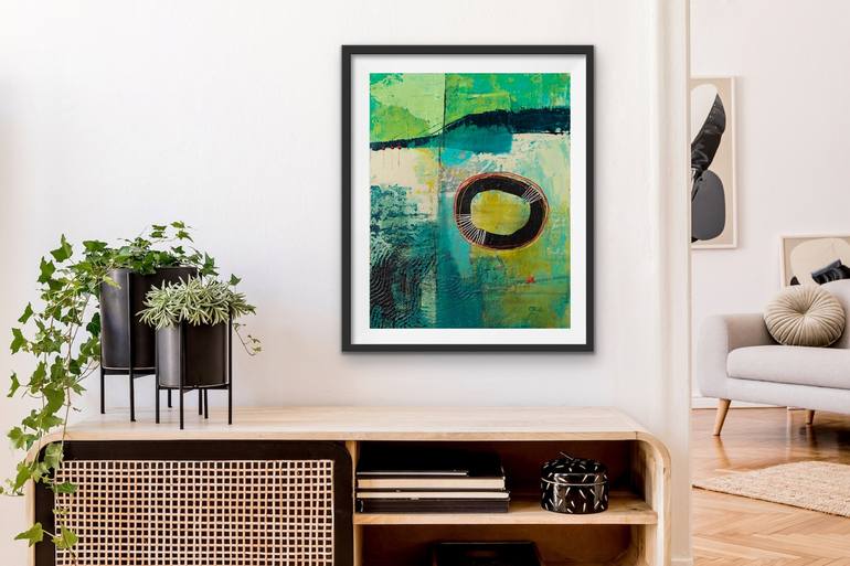 Original Abstract Landscape Painting by Chantal Proulx