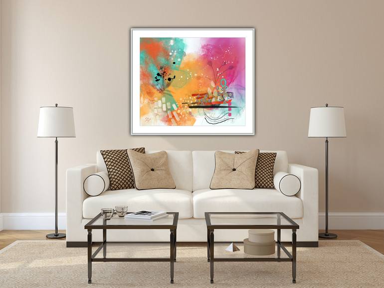 Original Abstract Digital by Chantal Proulx