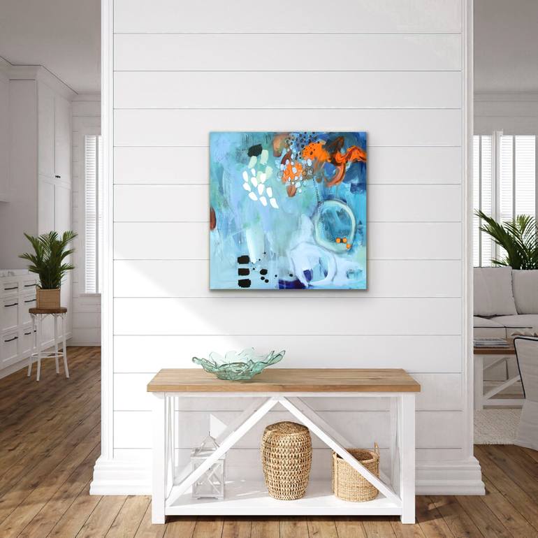 Original Abstract Expressionism Abstract Painting by Chantal Proulx