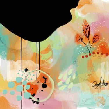 Print of Abstract Expressionism Abstract Digital by Chantal Proulx