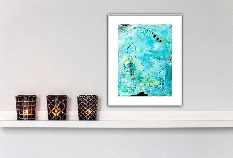 Original Abstract Expressionism Abstract Painting by Chantal Proulx