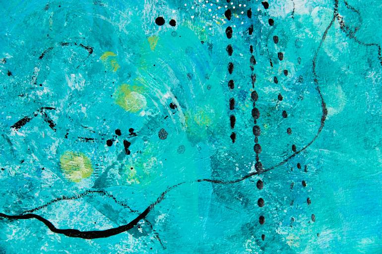 Original Abstract Expressionism Abstract Painting by Chantal Proulx