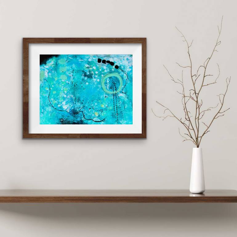 Original Abstract Expressionism Abstract Painting by Chantal Proulx