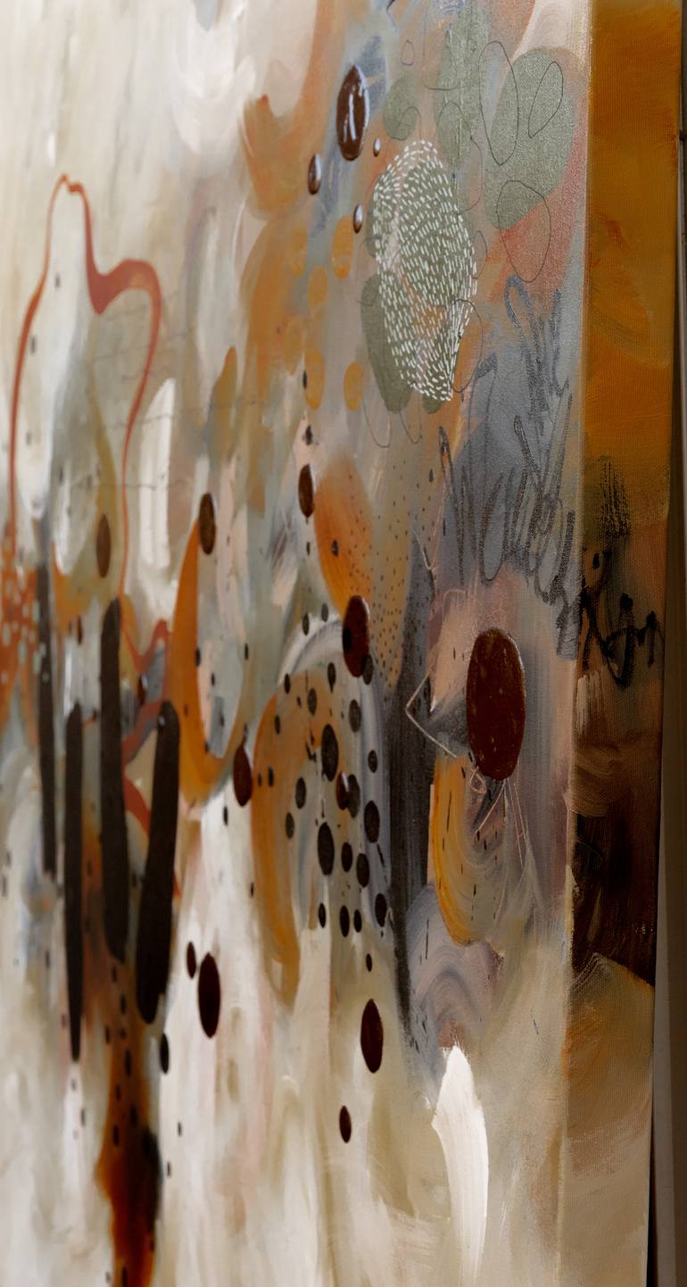 Original Abstract Expressionism Abstract Painting by Chantal Proulx