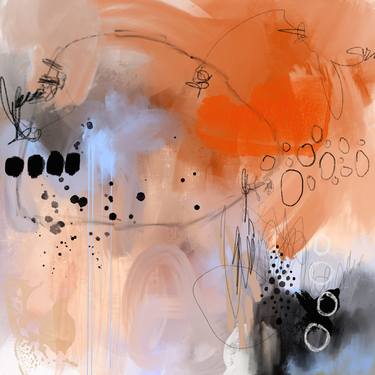 Original Abstract Digital by Chantal Proulx