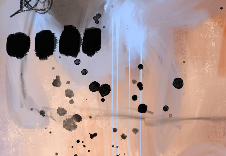 Original Abstract Expressionism Abstract Digital by Chantal Proulx