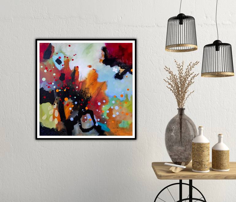 Original Abstract Painting by Chantal Proulx