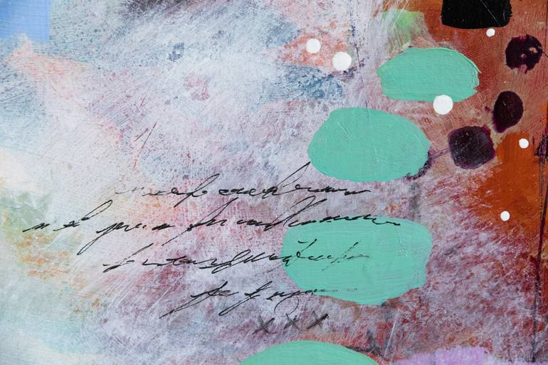 Original Abstract Expressionism Abstract Painting by Chantal Proulx