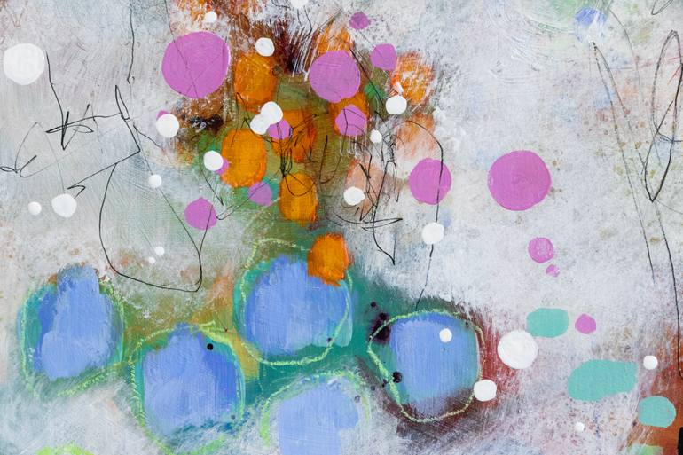 Original Abstract Expressionism Abstract Painting by Chantal Proulx