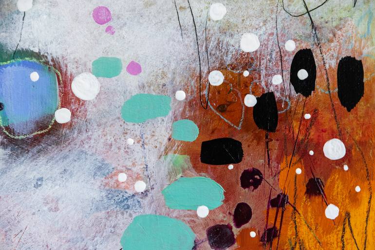 Original Abstract Expressionism Abstract Painting by Chantal Proulx