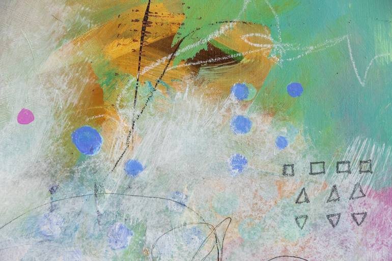 Original Abstract Expressionism Abstract Painting by Chantal Proulx