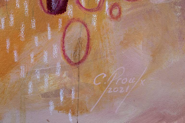 Original Abstract Expressionism Abstract Painting by Chantal Proulx