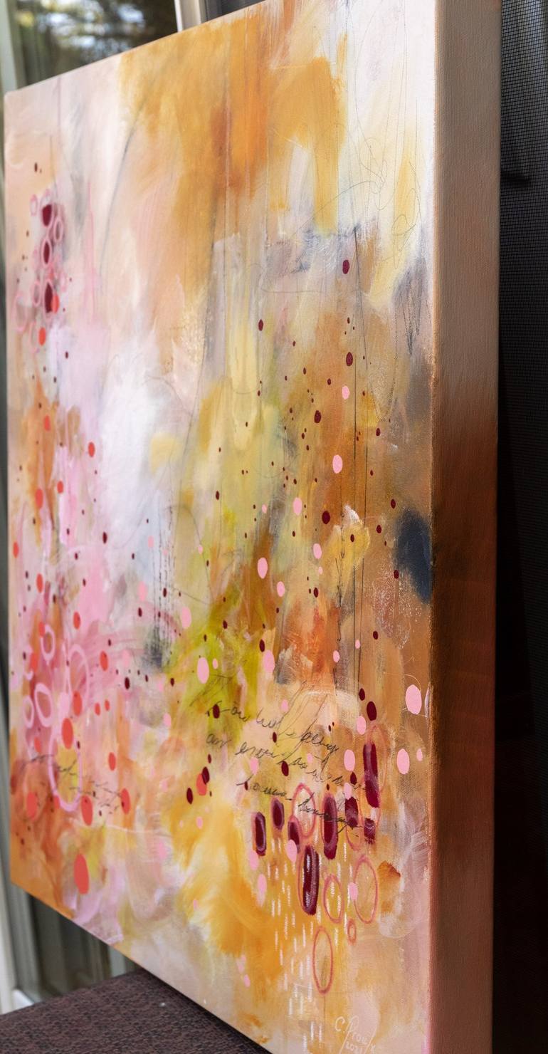Original Abstract Expressionism Abstract Painting by Chantal Proulx