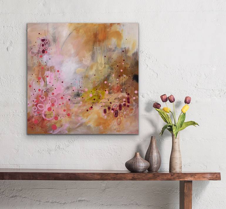 Original Abstract Expressionism Abstract Painting by Chantal Proulx