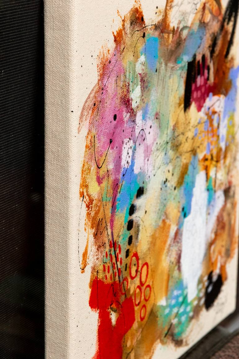 Original Abstract Expressionism Abstract Painting by Chantal Proulx