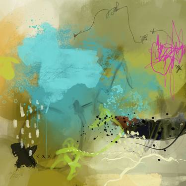 Print of Abstract Expressionism Abstract Digital by Chantal Proulx