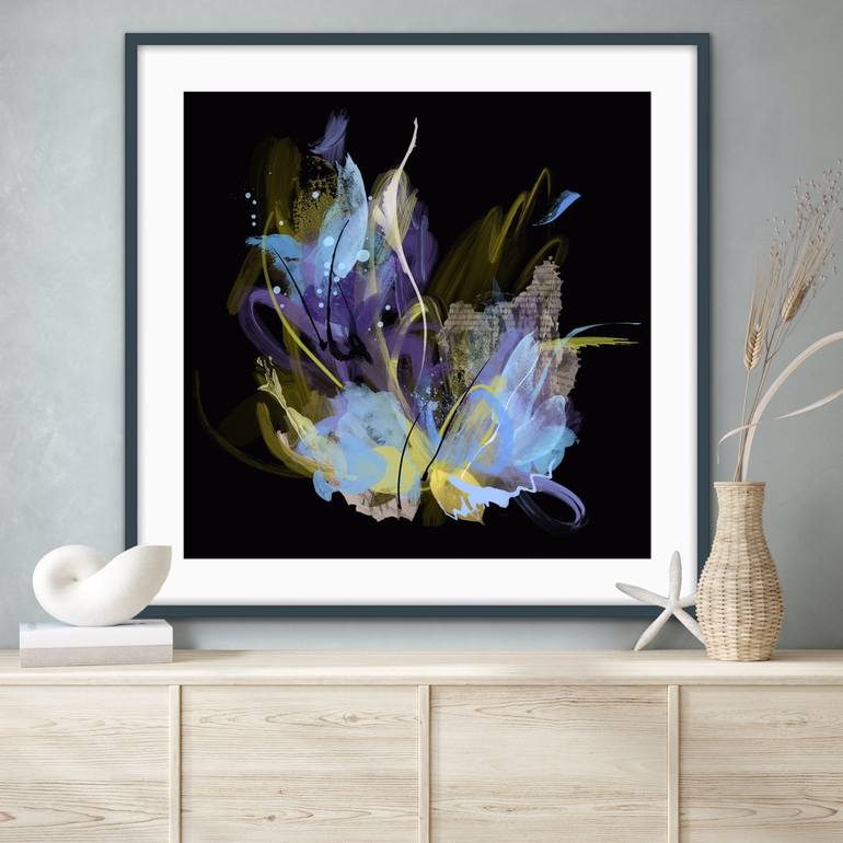 Original Abstract Nature Digital by Chantal Proulx