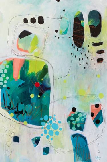 Print of Abstract Paintings by Chantal Proulx