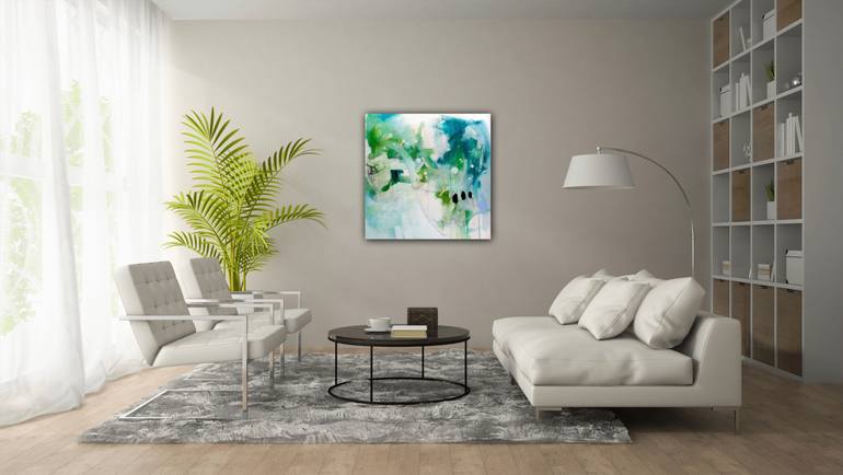 Original Abstract Expressionism Abstract Painting by Chantal Proulx