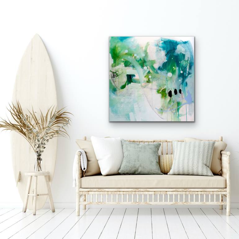 Original Abstract Expressionism Abstract Painting by Chantal Proulx