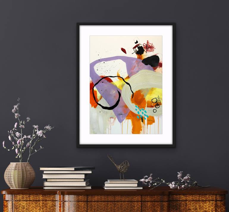 Original Abstract Painting by Chantal Proulx