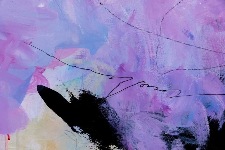 Original Abstract Expressionism Abstract Painting by Chantal Proulx