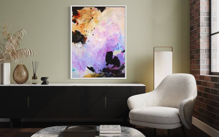 Original Abstract Expressionism Abstract Painting by Chantal Proulx