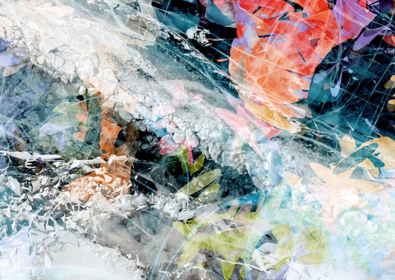 Original Abstract Expressionism Abstract Digital by Chantal Proulx