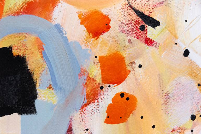 Original Abstract Expressionism Abstract Painting by Chantal Proulx