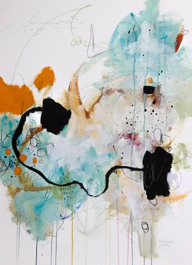 Print of Abstract Expressionism Abstract Paintings by Chantal Proulx