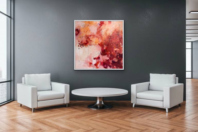 Original Abstract Expressionism Abstract Painting by Chantal Proulx