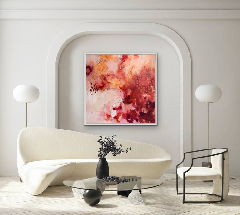 Original Abstract Expressionism Abstract Painting by Chantal Proulx