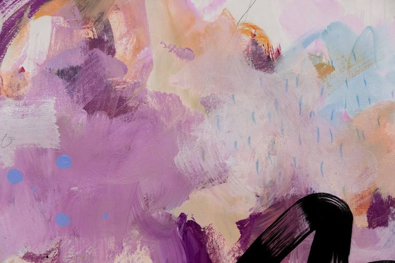 Original Abstract Expressionism Abstract Painting by Chantal Proulx