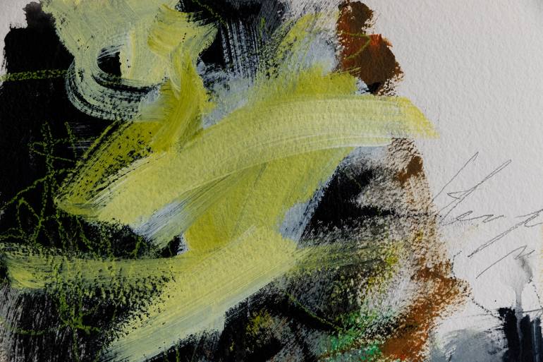 Original Abstract Expressionism Abstract Painting by Chantal Proulx