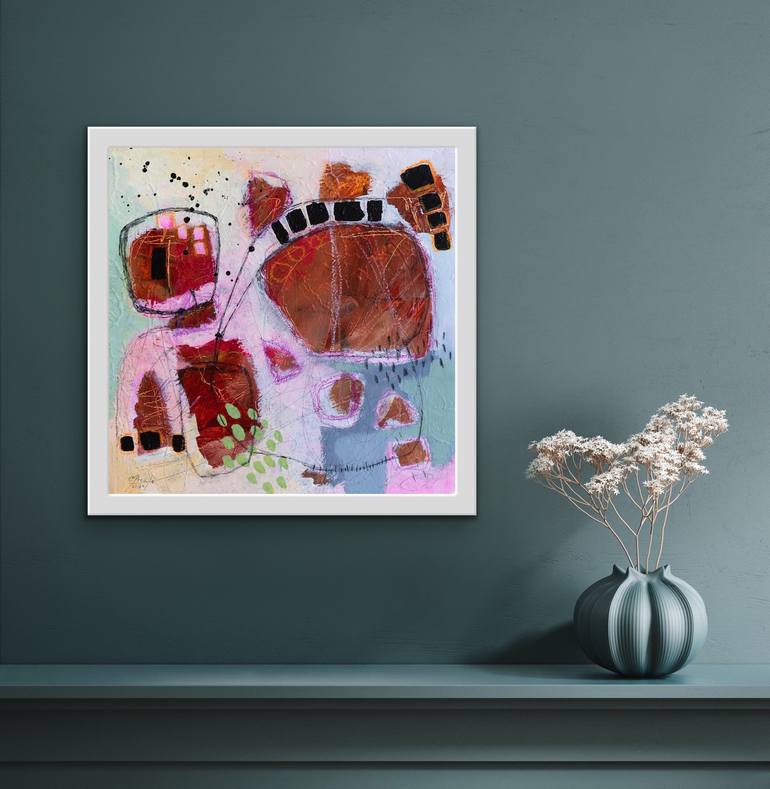 Original Abstract Painting by Chantal Proulx